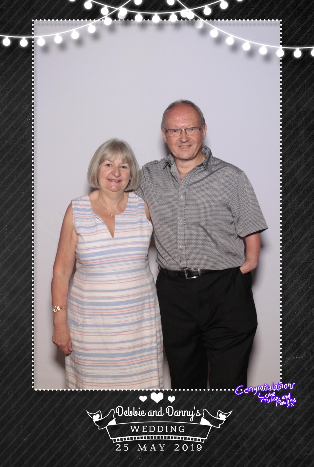 Debbie & Danny's Wedding | View more photos from the event at gallery.myphotoboothexperience.co.uk/u/MyPhotoBoothExperienceLtd/Debbie-Dannys-Wedding